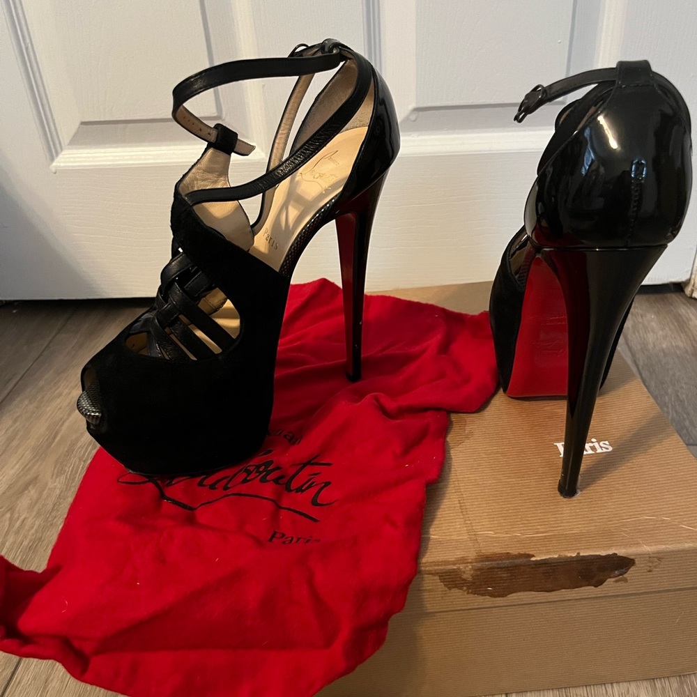 Christian Louboutin heel.